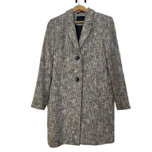 Tweed Navy and White coat